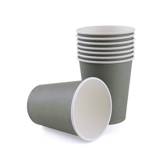 Silver Paper Cups 8 Pack